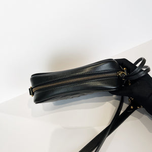 GG Marmont Mini Camera Black GHW