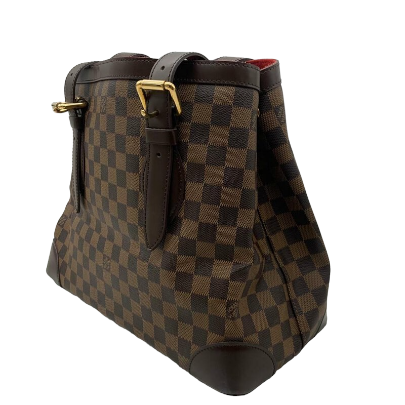 LOUIS VUITTON Damier Ebene Hampstead MM Shoulder Handbag