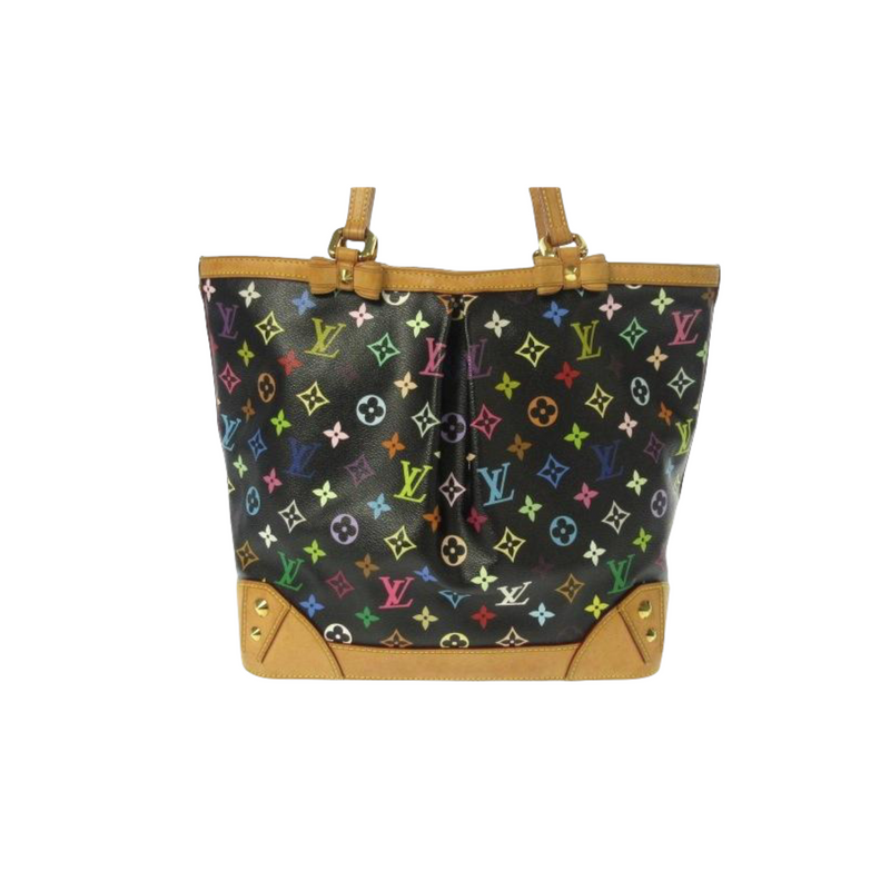 Multicolour Monogram Sharlene Shoulder Tote Bag