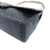 Classic Single Flap Maxi Caviar Black GHW