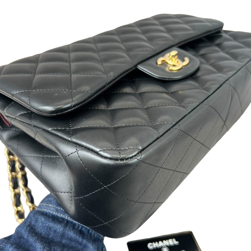 Classic Double Flap Jumbo Lambskin Black GHW