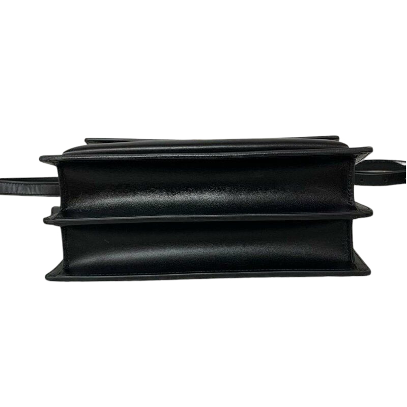 High School top Handle Flap Black GHW