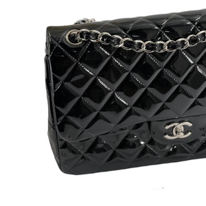 Double Flap Jumbo Patent Black SHW