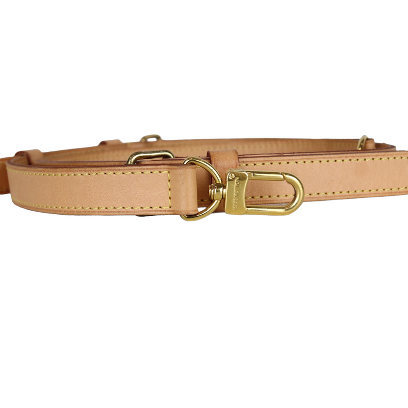 TEXTURED Calfskin Belt Strap for LOUIS VUITTON Signature Detachable Buckles