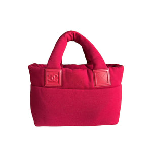 Cocoon Coco Nylon Tote Black Red SHW