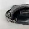 Large College Bag Black iridescent with RHW
