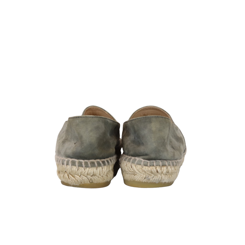 Espadrilles Green Black Toe Cap 37