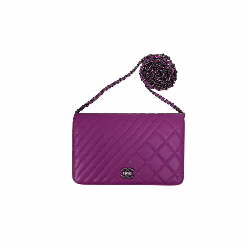 Chanel Purple Woc