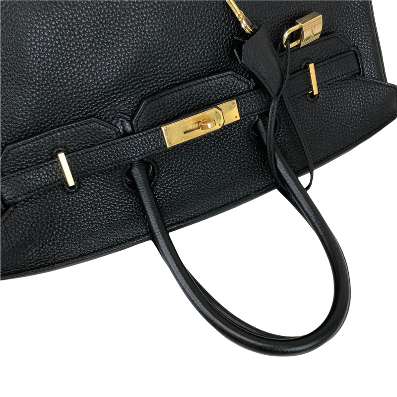 Hermes, Bags, Hermesbirkin 35 Black Togo Gold Hardware