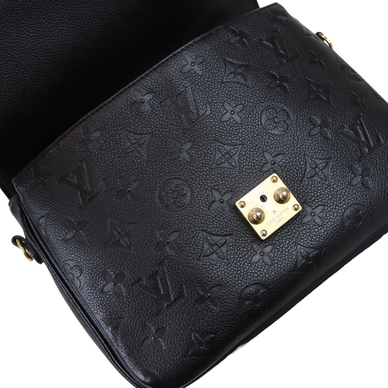 Louis Vuitton Pochette Metis Black Monogram Empreinte Leather - A World Of  Goods For You, LLC