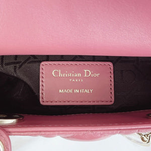 Mini Lady Dior Lambskin Rose Pink SHW