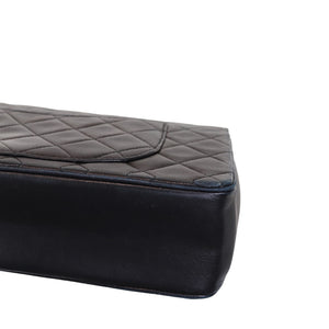 Mademoiselle Vintage Double Flap Medium Black GHW