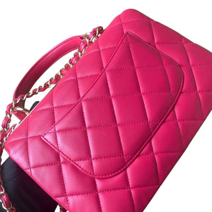 Small Trendy CC Flap Lambskin Pink GHW