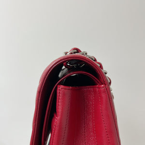 Classic Flap Jumbo Caviar Red Chevron SHW