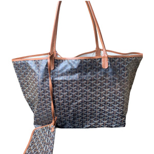 Goyard Saint Louis PM Black Brown Canvas