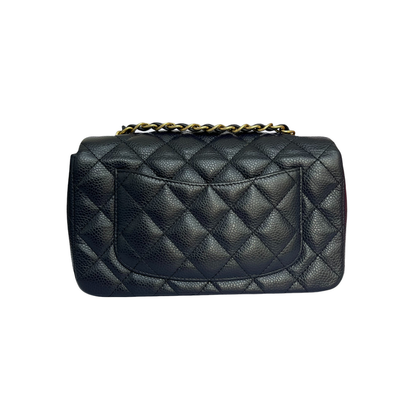 Chanel, Caviar Mini Rectangular Flap Bag