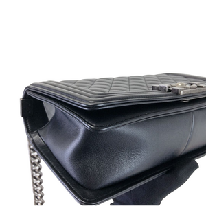 Boy Old Medium Calfskin Black RHW
