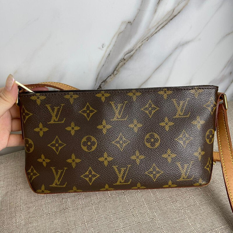 Authentic Louis Vuitton Monogram Trotter Trotteur Shoulder or Crossbod –  Relics to Rhinestones