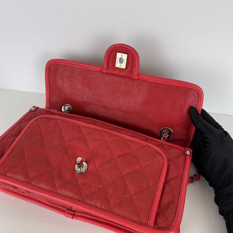 French Riviera Flap Caviar Red SHW