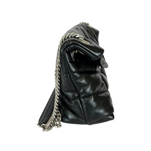 Small Puffer Black SHW