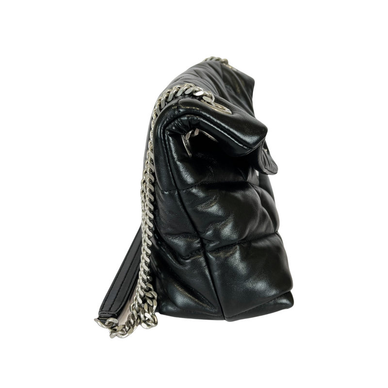 Small Puffer Black SHW