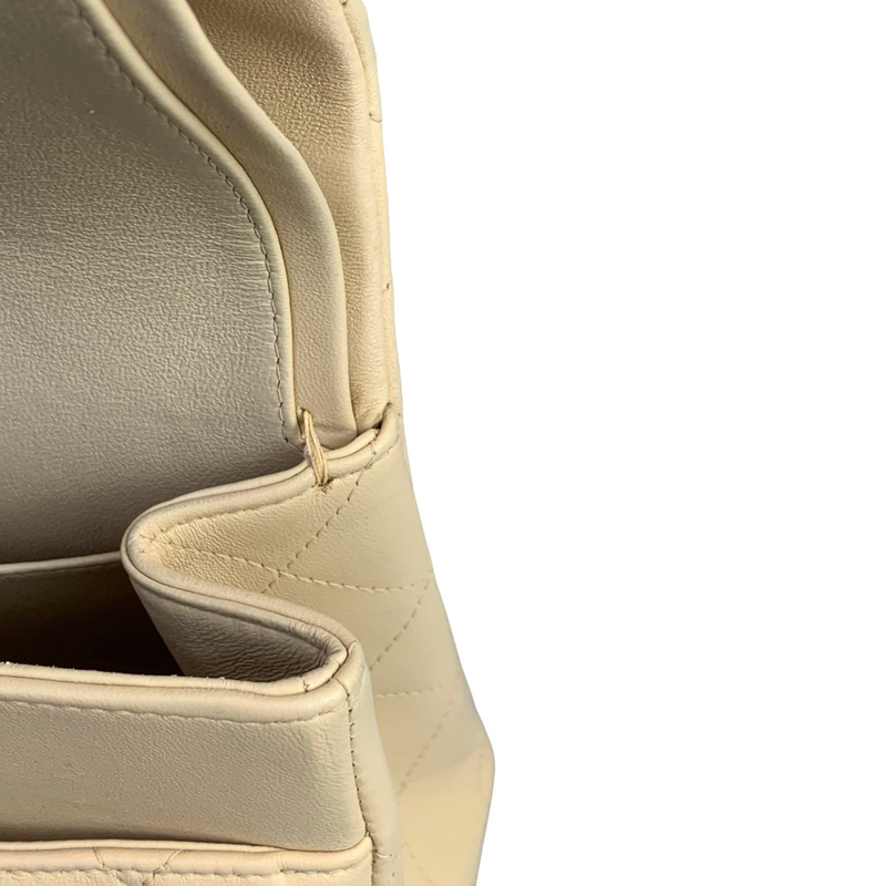 Classic Double Flap Jumbo Lambskin Beige GHW