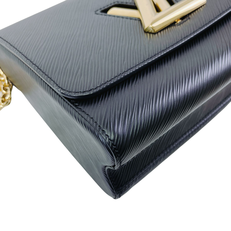 Twist Epi Leather MM Black GHW