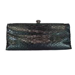 Exotic Python Clutch Green RHW