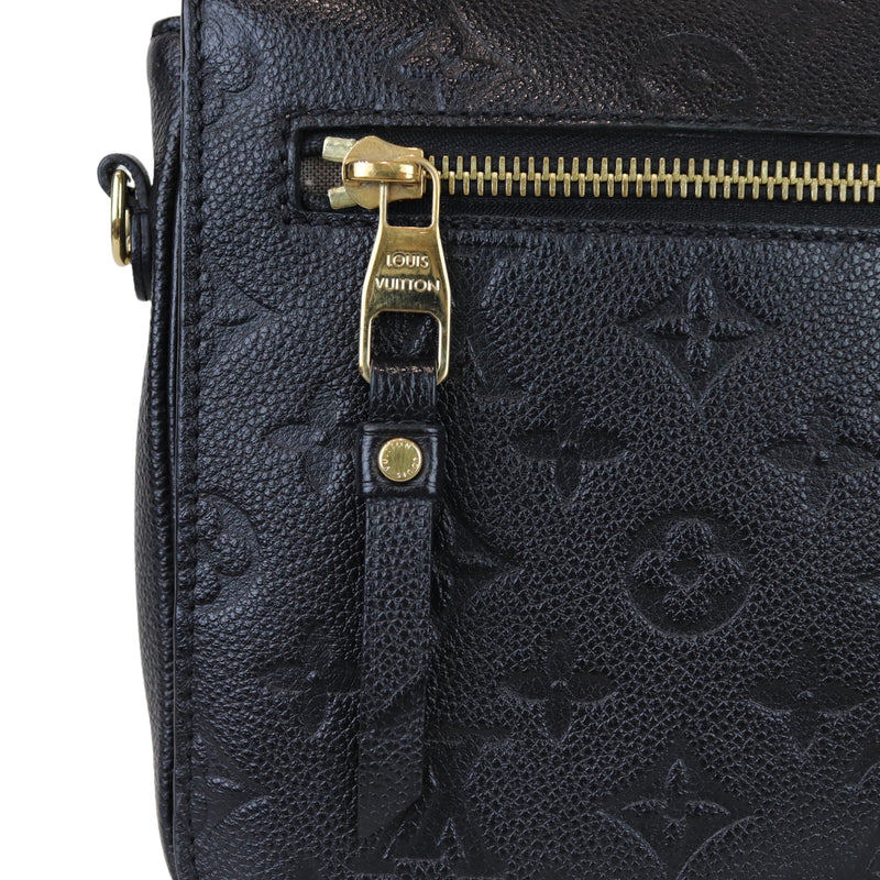 Louis Vuitton Metis Pochette Empreinte Noir