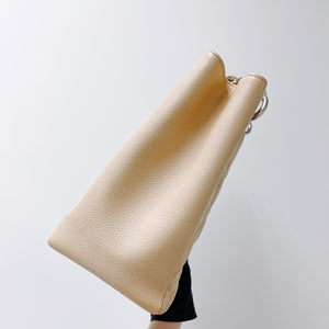 Grand Shopping Tote GST Beige SHW