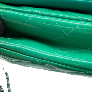 Timeless Clutch Patent Green SHW