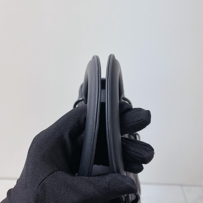 Lady Dior Lambskin Ultramatte Medium Black BHW