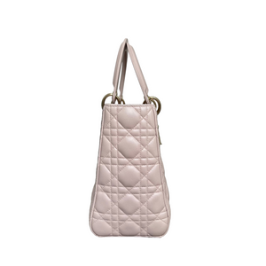 Lady Dior Medium Pink Lambskin GHW