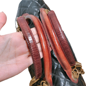 Castle Rock Glazed Calfskin Black GHW