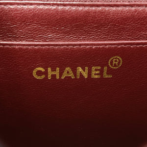 Small Classic Diana flap Black Lambskin GHW