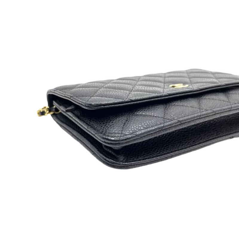 WOC Quilted Caviar Black GHW