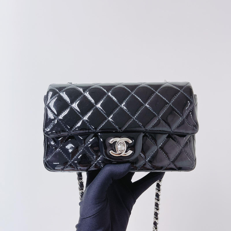 Mini Rectangle Flap Black