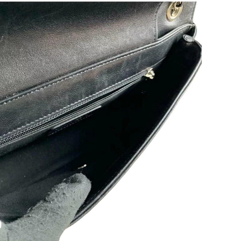 Mademoiselle Flap Medium Lambskin Black SHW