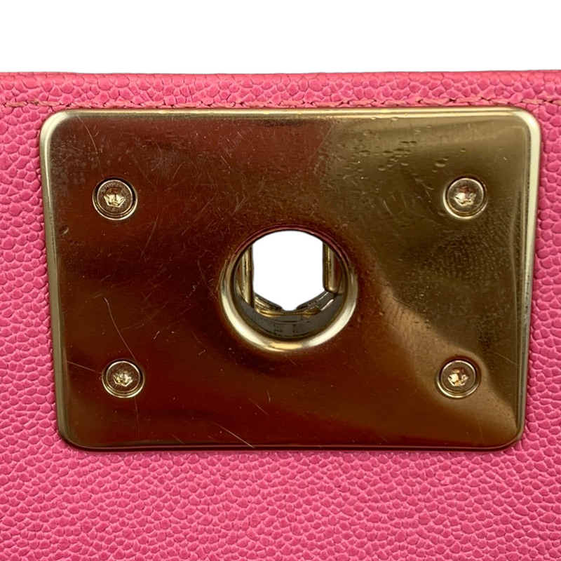 Small Le Boy Caviar Pink GHW