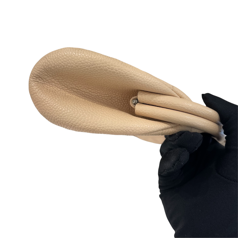 Timeless Clutch Caviar Leather Beige SHW