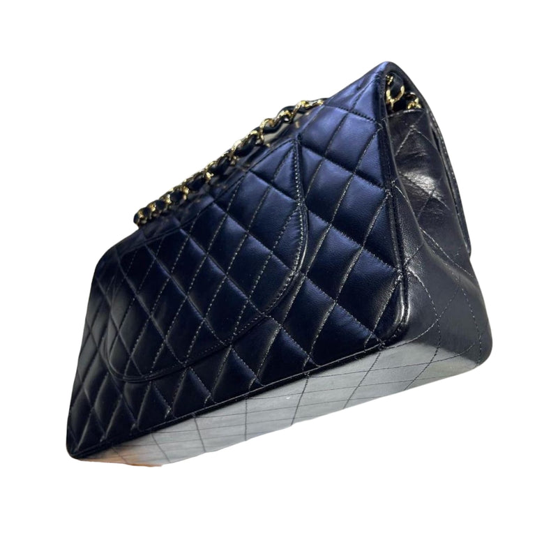 Classic Flap Medium Lambskin Black GHW