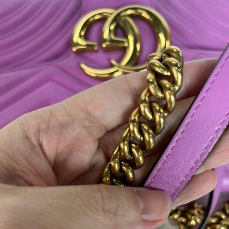 Gucci marmont medium pink sales