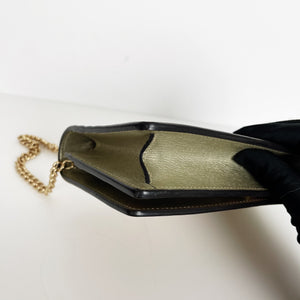 Blooms Wallet Chain Shoulder Bag Gold