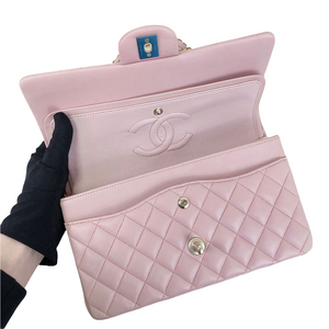Classic Flap Medium Lambskin Pink GHW