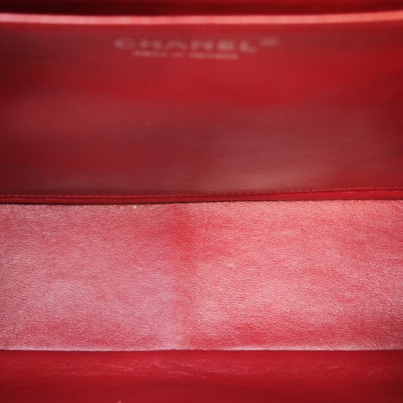 Single Flap Jumbo Caviar Red SHW