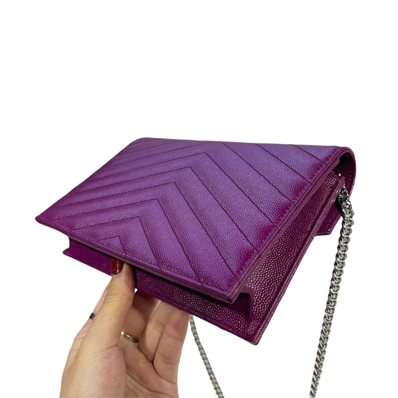 Envelope Chain Wallet Purple SHW