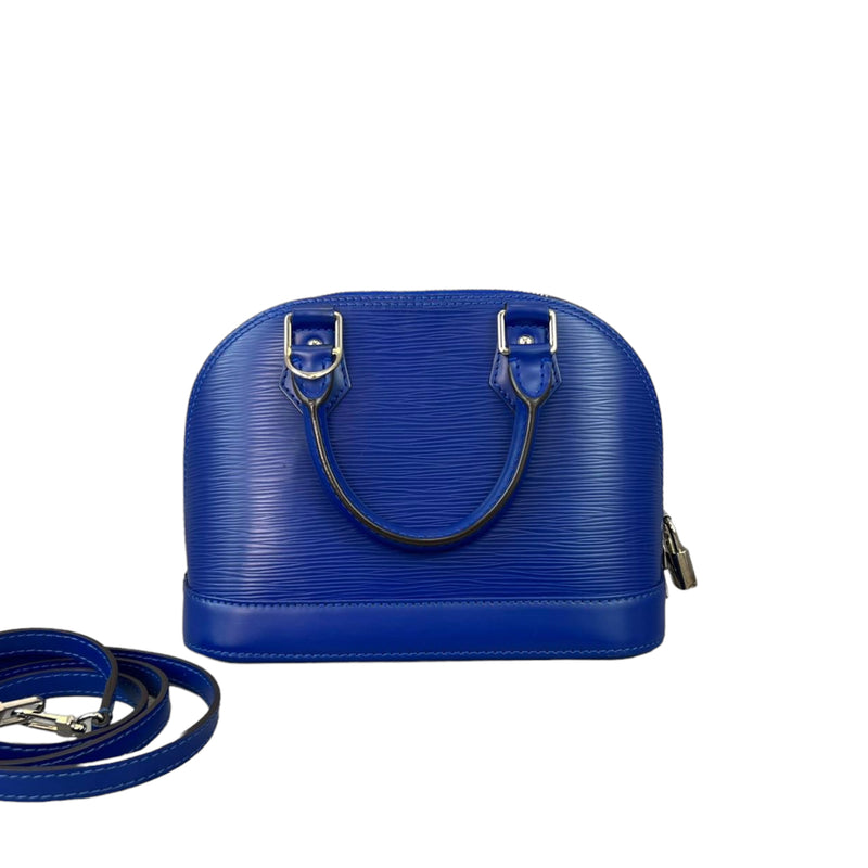 Louis Vuitton Vintage - Epi Alma PM Bag - Blue - Leather and Epi