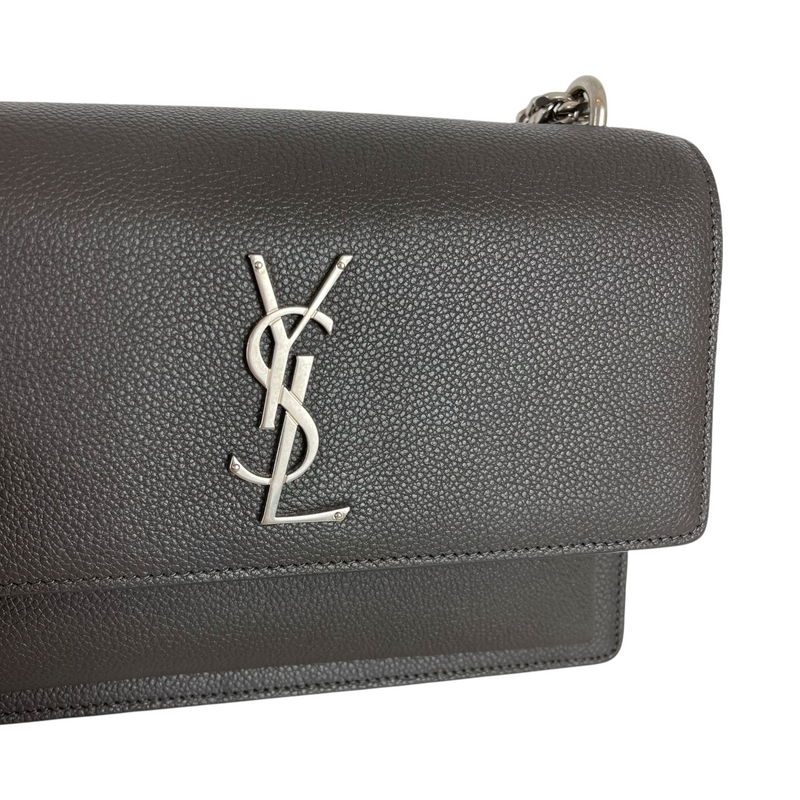 Yves Saint Laurent, Bags, Saint Laurent Sunset Small In Grained Leather