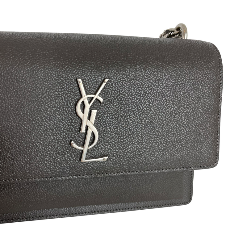 Ysl sunset 2025 grained leather