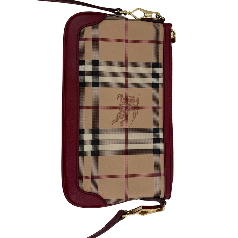 Haymarket Check Small Peyton Military Red